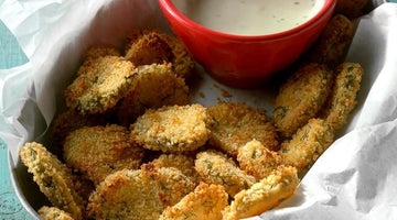 Oven-fried Crazy Pickles