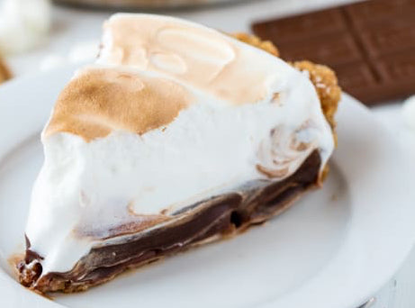 S'mores Pie with morsel crust