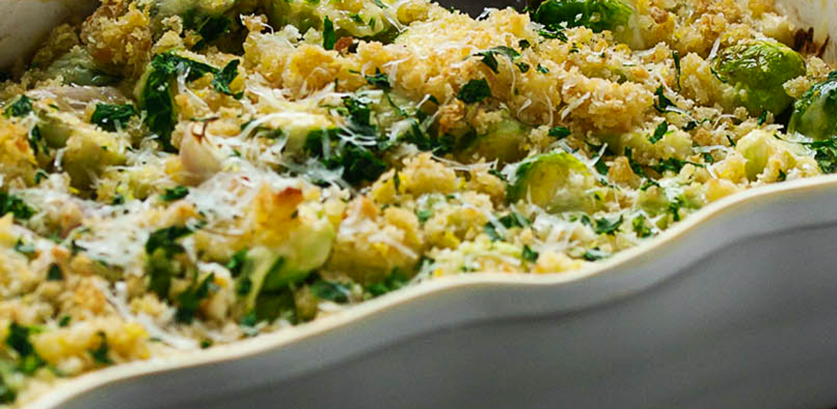 Brussels Sprouts Gratin