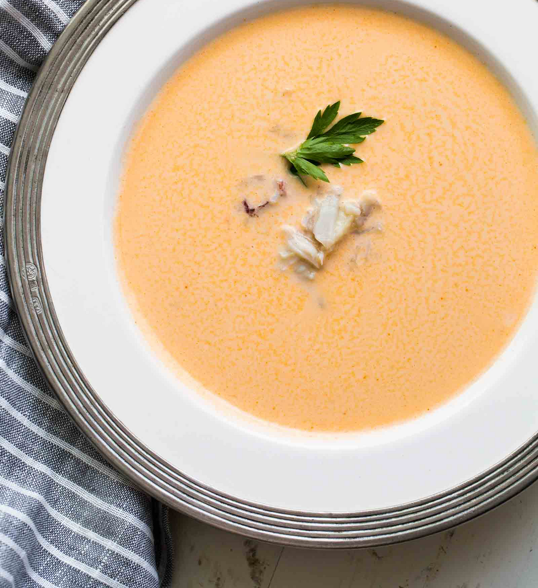 Crab Bisque with a sprinkle of Morsels