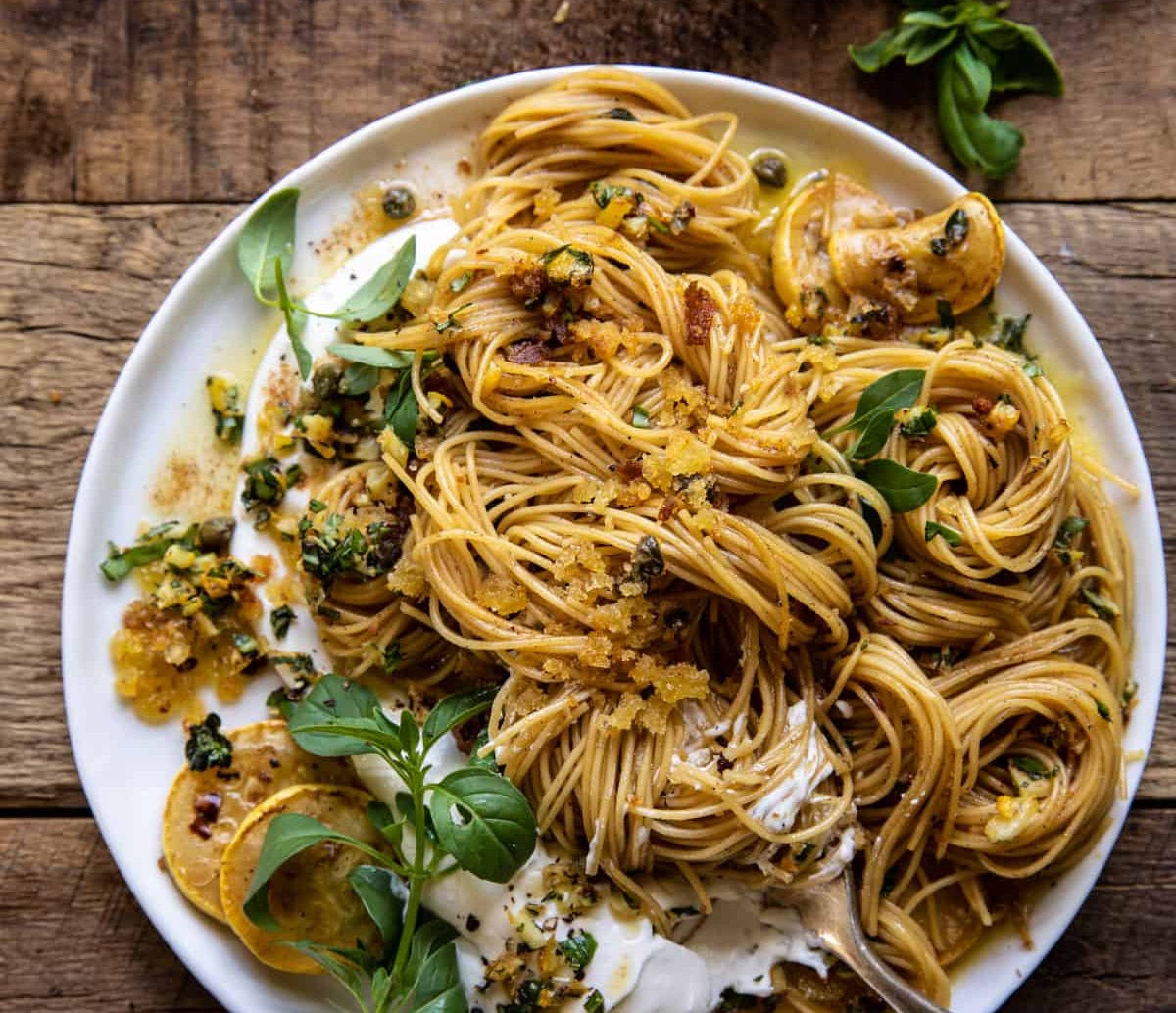 20-minute Lemon Pasta with Spicy Morsels