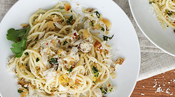 Crab Pasta with Gremolata