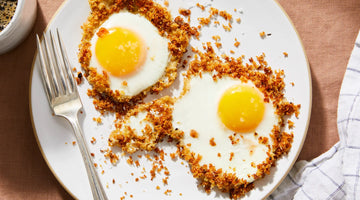 Crispy Eggs Broiled in Morsel Crumbs