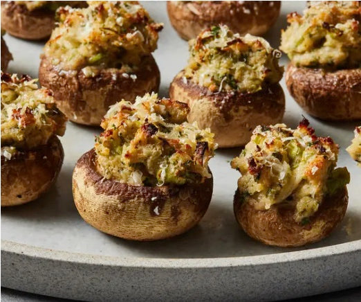 Crab-stuffed Mushroom Caps