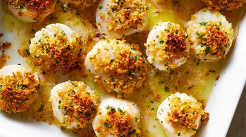 Parmesan-Crusted Baked Scallops