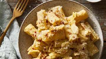 Pasta With Marinated Artichoke Sauce