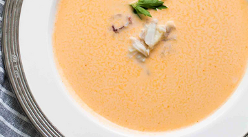 Crab Bisque with a sprinkle of Morsels